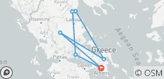  North Greece Guided E-Bike Tour: Mount Olympus, Meteora, Delphi &amp; Plastira Lake - 7 destinations 