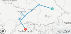 Enchanting Christmas Markets of Germany, Switzerland and France (Munich to Lucerne) (2026) - 8 destinations 