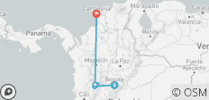  Circuit familial sur mesure en Colombie, départ quotidien et guide privé - 5 destinations 