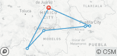  Colonial Adventure: Taxco, Pre-Hispanic Mine, Puebla &amp; Cholula in 2 Days - 6 destinations 