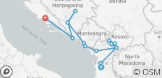  De l\'Albanie à l\'Adriatique - 8 jours - 15 destinations 
