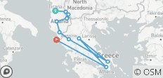  Albania, Macedonia &amp; Athens - 7 days - 12 destinations 