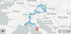  Wenen naar de Franse Rivièra &amp; Rome - 14 dagen - 24 bestemmingen 