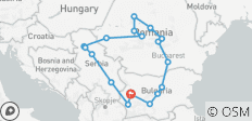  Sofia naar Servië - 14 dagen - 18 bestemmingen 