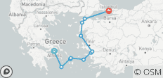  Aegean Explorer Athènes → Istanbul (2026) - 11 destinations 