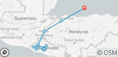 Individuell gestaltete 10 Tage Rundreise durch El Salvador und Honduras, täglicher Reisebeginn und privater PKW - 11 Destinationen 