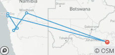  Circuit de 6 jours en Namibie au départ de Johannesburg - 7 destinations 