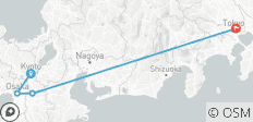  5 Tage Kyoto, Osaka &amp; Nara - 4 Destinationen 