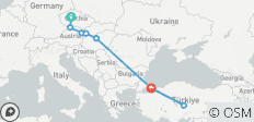  8 Day Tour through Central Europe and Istanbul &amp; Cappadocia A Heritage Adventure with 3 FLIGHTS INCLUDED - Small Group Tour - 8 destinations 