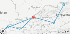  Het Pamirgebergte en Oezbekistan (13 dagen) - 8 bestemmingen 