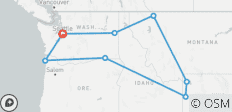  American West Roadtrip: Space Needle meets Yellowstone - 8 Destinationen 