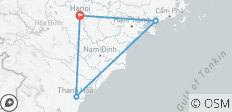  Aventure au nord du Viet Nam 5 jours 4 nuits Exploration de Hanoi - Réserve naturelle de Pu Luong - Ha Long - 4 destinations 