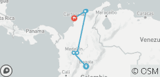  Colombia Adventure: Jungle Trekking to the Lost City - 6 destinations 
