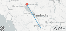  6-Day Private Cambodia Tour: Exclusive Discovery of Phnom Penh &amp; Siem Reap\'s Temples &amp; Culture - 2 destinations 