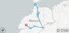  Circuit de 6 jours au Maroc de Tanger à Marrakech - 10 destinations 