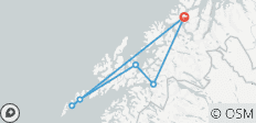  Lofoten: Road Trip to Red Stilt Houses (including Nusfjord) - 6 destinations 