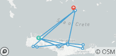  Island hopping Crete &amp; Santorini: From hidden places to white villages (from Chania to Oia) (from Chania to Oia) - 15 destinations 