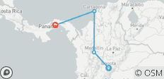  Colombia &amp; Panama: Urban Vibes Meet Caribbean Bliss (8 destinations) - 4 destinations 