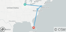  Adventure USA: City Hopping on the East Coast - 4 destinations 