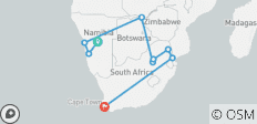 Great African Roadtrip : Rêves de désert et merveilles de safari (18 destinations) - 9 destinations 
