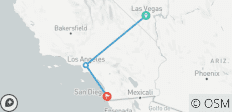  USA Road Trip: Cruisin\' from the Strip to the Shore (6 destinations) - 3 destinations 