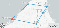  Emirate Roadtrip: Sleep like a Sheikh &amp; Shine like Dubai (6 Destinationen) - 6 Destinationen 