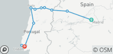  Douro Genüsse mit Madrid und Lissabon Madrid → Lissabon (2026) (11 Destinationen) - 11 Destinationen 