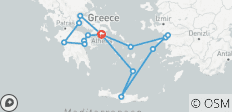  Best of Greece (All, With 3 Days Cruise, Premier Cabin, 11 Days) - 15 destinations 
