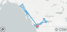  Iconic Rockies and Western Canada (With 7 Days Cruise, Rocky Mountaineer SilverLeaf, Verandah Cabin) - 22 destinations 