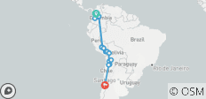  Essential Colombia to Chile - 21 days - 21 destinations 