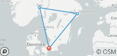  Scandi Noordelijke Hoofdsteden - 10 dagen - 4 bestemmingen 