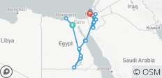  Felucca Entdecker, Jordanien &amp; Israel - 18 Tage - 22 Destinationen 