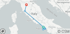 Budget Naples à Amalfi, Toscane et Florence - 7 jours - 8 destinations 