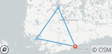 Städte in Südfinnland - 8 Tage - 4 Destinationen 