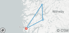  Noorwegen Zelf rijden - 8 dagen - 4 bestemmingen 