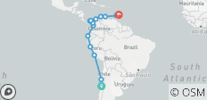  Ultimate South America to the Caribbean through the Panama Canal - 16 destinations 