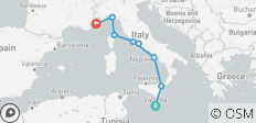  Splendours of Sicily, Italy and the French Riviera - 11 destinations 