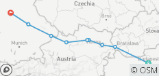 Donau in der Tiefe 10 Tage (von Budapest bis Nürnberg) - 9 Destinationen 