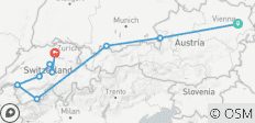  Wonders of Switzerland &amp; Austria 2026 - 15 Days (from Vienna to Zurich) - 9 destinations 