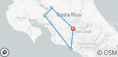  Costa Rica Wildlife Abenteuer: Vulkane, Nebelwälder &amp; Pazifikküste 9 Tage - 5 Destinationen 