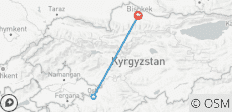  Trekking dans les montagnes du Pamir Alay (15 jours) - 4 destinations 
