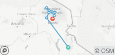  Ascension du Kilimandjaro - Machame 7 jours + sources d\'eau chaude Chemka gratuites - Guides experts et éco-certifiés - 9 destinations 