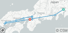  Japan-Flucht mit Osaka - 10 Destinationen 