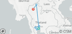  Thailand Highlights in 10 Days: Bangkok, Ayutthaya, Chiang Rai &amp; Chiang Mai - 9 destinations 
