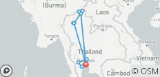  Passion Thaïlande : voyage culturel de 14 jours de Bangkok à Koh Chang - 12 destinations 