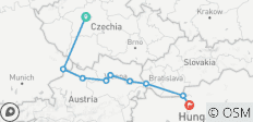  3 Nächte Prag und Klassische Donaukreuzfahrt (Prag - Budapest) - 9 Destinationen 