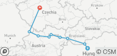  Klassische Donaukreuzfahrt und 3 Nächte Prag (Budapest - Prag) - 9 Destinationen 