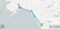  NaturWunderbares von Alaska Vancouver → Anchorage - 11 Destinationen 