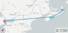  Canada goes Wild: Nova Scotia Road Trip to Falls &amp; Skylines - 14 destinations 