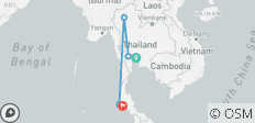  Circuit familial de 11 jours en Thaïlande - 5 destinations 